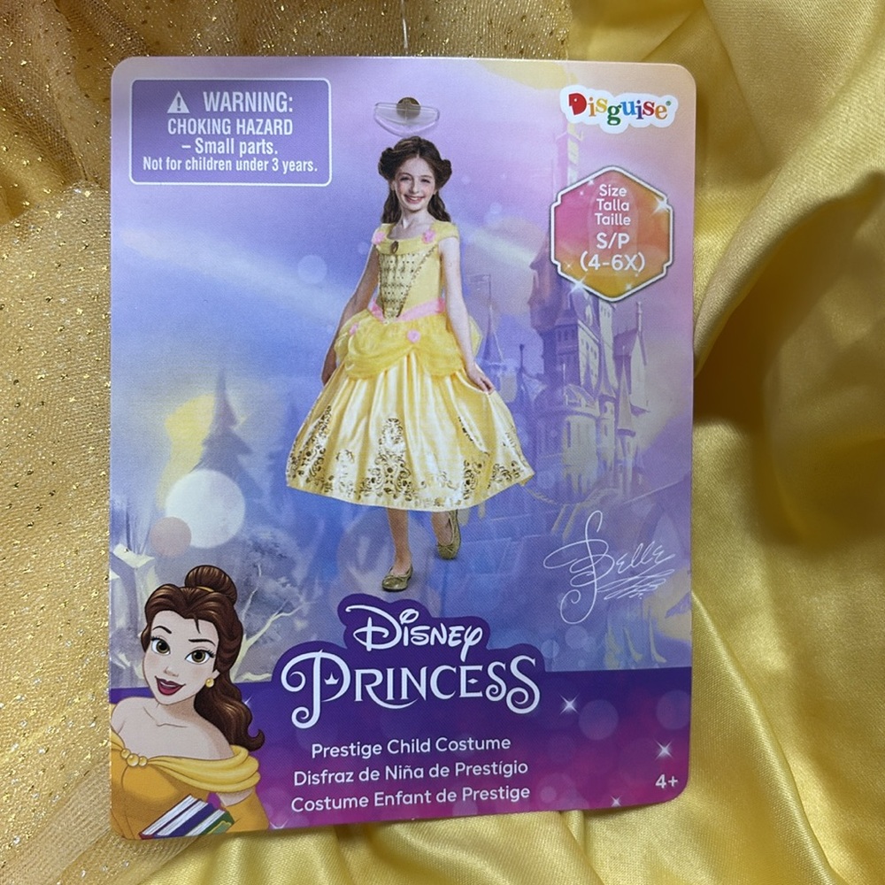 Girls Disguise Disney Princess Belle Halloween/Cosplay Costume - Multiple Sizes!